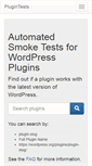 Mobile Screenshot of plugintests.com